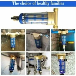 Reusable Sediment Filter - Water Prefilter - Sediment Filter - Micron Prefilter - Water Purifier Accessory - For Well Water Pipe - Sediment Filter（1/2) -Heating Equipment 100157880 4