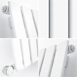 Milano Alpha Electric - Modern White Horizontal Single Panel Radiator - 635mm X 420mm -Heating Equipment 1304554 3