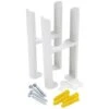 Milano Windsor - Traditional 3 Column Radiator Floor Mounting Feet Kit - White