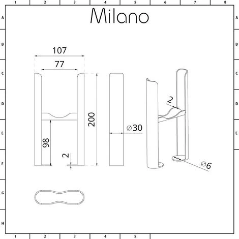 Milano Windsor - Traditional 3 Column Radiator Floor Mounting Feet Kit - White 7 Milano Windsor - Traditional 3 Column Radiator Floor Mounting Feet Kit - White - Image 5