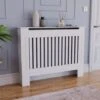 Chelsea Radiator Cover MDF Modern Cabinet Slatted Grill, White, Medium 2 Chelsea Radiator Cover MDF Modern Cabinet Slatted Grill, White, Medium -Heating Equipment 17767170 1