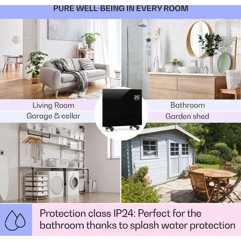 Klarstein Bornholm Single Convection Heater Temperature Sensor 1,000 W 70m² 7 Klarstein Bornholm Single Convection Heater Temperature Sensor 1,000 W 70m² - Image 5