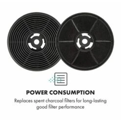 Klarstein Activated Carbon Filters For Cooker Extractor Hoods 2 Filters Recirculation Mode Ø17.5 Cm -Heating Equipment 23357135 3