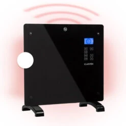 Klarstein Norderney Convection Heater Thermostat Timer 1000W 20m² Black