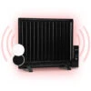 Oneconcept Wallander Oil Radiator 600W Thermostat Oil Heater Ultra Flat Black -Heating Equipment 23632459 1