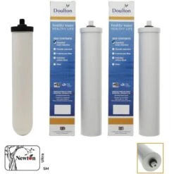 Doulton Duo Limescale Reduction Replacement Water Filter Pack 1 X Ultracarb And 2 X CleanSoft (6 Months Supply)