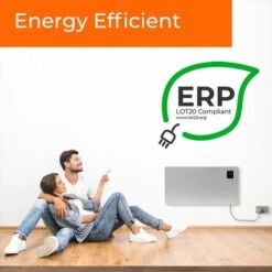 Caldo WiFi Electric Heater, Wall Mounted Energy Efficient Radiator With Thermostat And Timer, 500W -Heating Equipment 27555316 3