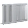 Milano Windsor - Traditional White 600mm X 1010mm Cast Iron Style Horizontal Double Column Electric Radiator - No Thermostat