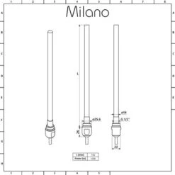 Milano Windsor - Traditional White 600mm X 1010mm Cast Iron Style Horizontal Double Column Electric Radiator - No Thermostat -Heating Equipment 27965874 4