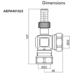 Intatec - 22mm Automatic Differential Bypass Valve ABPA401022 9 Intatec - 22mm Automatic Differential Bypass Valve ABPA401022 -Heating Equipment 28609545 4