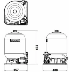Salamander Accuboost 60L Pumped Accumulator Tank Digital Motor ACC-060-SYS -Heating Equipment 31506864 3