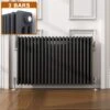 ELEGANT Traditional Radiator Anthracite Triple Horizontal Cast Iron Grey Radiator - Perfect For Kithcen, Living Room, Bathroom Radiators 3 Column 600 X 1010 Mm+ Anthracite Thermostatic Radiator Valves 2 ELEGANT Traditional Radiator Anthracite Triple Horizontal Cast Iron Grey Radiator - Perfect For Kithcen, Living Room, Bathroom Radiators 3 Column 600 X 1010 Mm+ Anthracite Thermostatic Radiator Valves -Heating Equipment 33502447 1