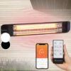 Blumfeldt Smartwave Infrared Heater 2400W WiFi App Control Black -Heating Equipment 33503355 1