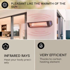 Blumfeldt Smartwave Infrared Heater 2400W WiFi App Control Black -Heating Equipment 33503355 4