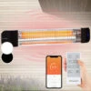 Blumfeldt Blumfeldt, Smartwave, Infrared Radiant Heater, Carbon Tube, 2400W, WiFi, App, White -Heating Equipment 33504252 1