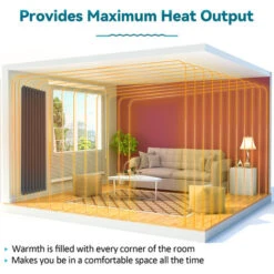 ELEGANT Designer Vertical Anthracite Radiator Oval Panel Radiator 1600x360mm Single + Chrome Angled Radiator Valve -Heating Equipment 37282351 3