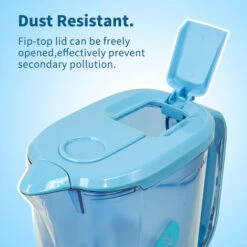 ELEGANT Water Filter Pitcher Kettle Jug With Compatible Cartridge Drop In Style & Plastic Lid 2 5L For Home Drinking Water Fliter Plastic Drinking Water Filters -Heating Equipment 37331028 3