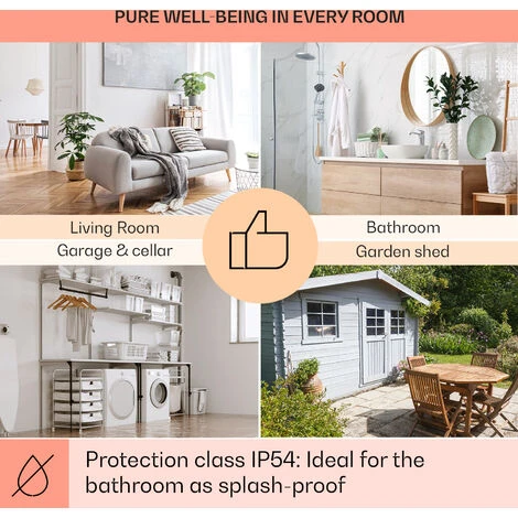 Klarstein Klarstein Wonderwall Air Infinite, Infrared Heater, 90x60cm, 580W, Wall, FB 7 Klarstein Klarstein Wonderwall Air Infinite, Infrared Heater, 90x60cm, 580W, Wall, FB - Image 5