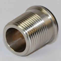 Primus Rosa 3/4 Inch Radiator Coupler Adapter Brushed Satin Nickel