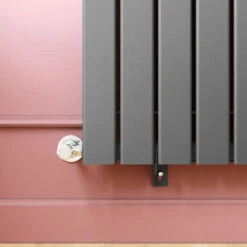 ELEGANT 600 X 1216 Mm Anthracite Horizontal Rads Column Double Flat Panel Radiator Heater +Thermostatic Radiator Valves 9 ELEGANT 600 X 1216 Mm Anthracite Horizontal Rads Column Double Flat Panel Radiator Heater +Thermostatic Radiator Valves -Heating Equipment 50048383 3