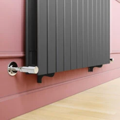 ELEGANT 600 X 1216 Mm Anthracite Horizontal Rads Column Double Flat Panel Radiator Heater +Thermostatic Radiator Valves 10 ELEGANT 600 X 1216 Mm Anthracite Horizontal Rads Column Double Flat Panel Radiator Heater +Thermostatic Radiator Valves -Heating Equipment 50048383 4