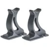 "Valdern" Pair Of GREY Universal Traditional Column Radiator Support Feet - 100 Mm High -Heating Equipment 50813429 1
