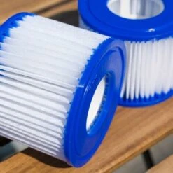 6 Pack Bestway 58323 Lay-Z-Spa Filter Cartridge, Size VI 10.6cm X 8cm -Heating Equipment 51074785 5