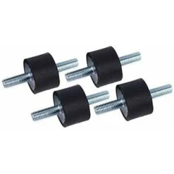 LangRay 4pcs M8 Anti-vibration Insulator Rubber Mounts 30 X 20 Mounts Vibration Dampers Anti-vibration Rubber Insulator With Screws
