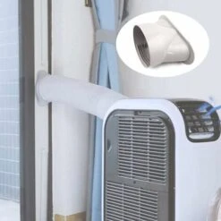 LangRay Exhaust Pipe Adapter - For Portable Air Conditioning Pipe, Flat Mouth Interface - Easy To Use - 130mm