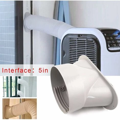 LangRay Exhaust Pipe Adapter - For Portable Air Conditioning Pipe, Flat Mouth Interface - Easy To Use - 130mm 4 LangRay Exhaust Pipe Adapter - For Portable Air Conditioning Pipe, Flat Mouth Interface - Easy To Use - 130mm - Image 2