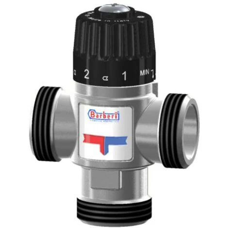 Thermostatic Mixing Valve Mid Port Mixed Water 30-65C 3,5m3/h 5/4 Male BSP 3 Thermostatic Mixing Valve Mid Port Mixed Water 30-65C 3,5m3/h 5/4 Male BSP