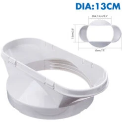 Portable Air Conditioner Spare Parts Flat Interface Adaptor -Heating Equipment 54363286 3