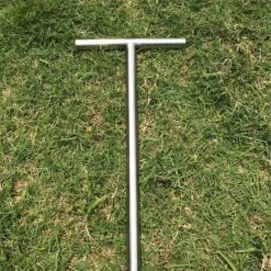 HIASDFLS Sonde D'Échantillonneur De Sol De Golf De 20 Pouces, Kit D'Analyse De Sol À Poignée En T En Acier Inoxydable (Argent) -Heating Equipment 55526763 3