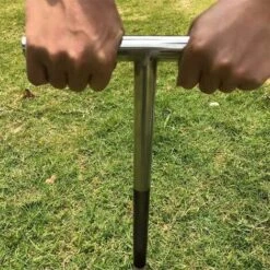 HIASDFLS Sonde D'Échantillonneur De Sol De Golf De 20 Pouces, Kit D'Analyse De Sol À Poignée En T En Acier Inoxydable (Argent) -Heating Equipment 55526763 5