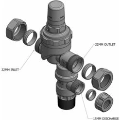 Heatrae Sadia Sapphire - Cold Water Combination Valve 95605897 -Heating Equipment 56502841 4