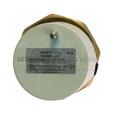 Warmflow - 1 3/4 3kW Immersion Heater 14 4 Warmflow - 1 3/4 3kW Immersion Heater 14 - Image 2