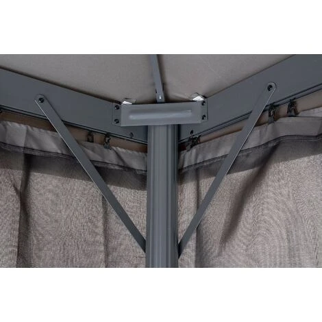 DesignDrop- Paradiso Pergola Gazebo Canopy, Outdoor Garden- 4m 6 DesignDrop- Paradiso Pergola Gazebo Canopy, Outdoor Garden- 4m - Image 4