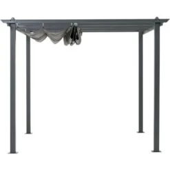 DesignDrop- Orlando Pergola Gazebo Canopy, Outdoor Garden- 3m -Heating Equipment 57591178 4
