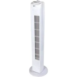 Igenix Tower Fan, Oscillating, 29 Inch, 3 Speed Settings With Auto Shut Off, White - DF0029
