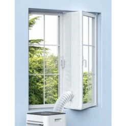 RHAFAYRE 300CM Window Caulking Cloth For Mobile Air Conditioner And Clothes Dryer - Works With All Mobile Air Conditioning Units, Easy Installation