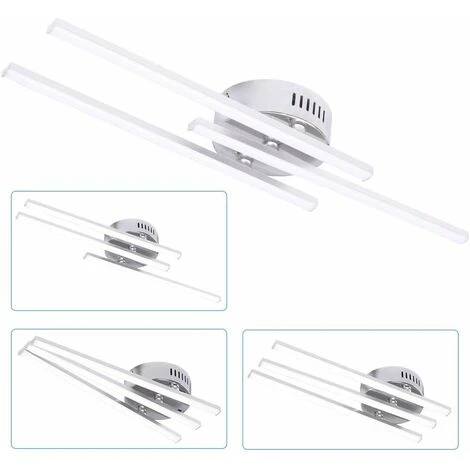 Modern Led Ceiling Light, Flush Mount Led Ceiling Light With 3 Lights, Modern Ceiling Light For Bedroom Living Room Dining Room Kitchen 5 Modern Led Ceiling Light, Flush Mount Led Ceiling Light With 3 Lights, Modern Ceiling Light For Bedroom Living Room Dining Room Kitchen - Image 3