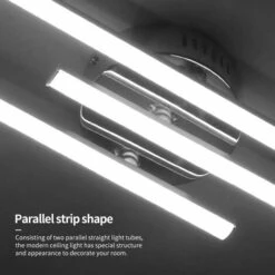 Modern Led Ceiling Light, Flush Mount Led Ceiling Light With 3 Lights, Modern Ceiling Light For Bedroom Living Room Dining Room Kitchen 11 Modern Led Ceiling Light, Flush Mount Led Ceiling Light With 3 Lights, Modern Ceiling Light For Bedroom Living Room Dining Room Kitchen -Heating Equipment 67668103 5