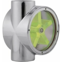 Flow Meter Indicator Tungsten Alloy G1/4 Standard Female To Female Thread Computer Water Cooling Flow Indicator -Heating Equipment 67935476 4