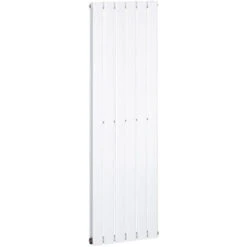 HOMCOM 46 X 160cm Vertical Radiator, Space Heater, Water-filled Heater For Home White