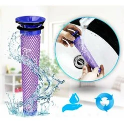 2 Pieces Replacement Vacuum Cleaner Filters For Dyson V6 V7 V8 DC58 DC59 Pre-filter Pre-motor Filter -Heating Equipment 68106102 5