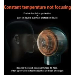 Desktop Heater Indoor Space Heater 500W Portable Energy-saving Silent Small Table Heater Suitable For Home And Office Indoor Use, With Safety Power Switch (pink) -Heating Equipment 68106878 5