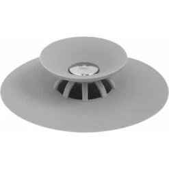 Drain Plug, Drain Filter, Sink Filter With Hair Catch Function For Kitchen Sinks, Bath Sinks, Tubs (Gray)