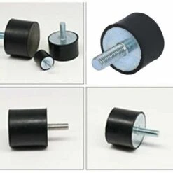 Isolator Mounts, Rubber, Anti-vibration Damper, Anti-vibration Rubber Screws, Coils For Boat Car, (Size: M6) - 10pcs -Heating Equipment 69438664 3