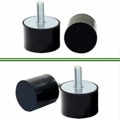 Isolator Mounts, Rubber, Anti-vibration Damper, Anti-vibration Rubber Screws, Coils For Boat Car, (Size: M6) - 10pcs -Heating Equipment 69438664 4