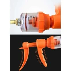 Livestock Syringe Adjustable Injector Continuous Syringe Veterinary Tool For Cattle Pig Goat, 50ML Adjustable And Continuous Animal Syringe Animal Injector Gun For Vet -Heating Equipment 69625438 3